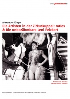 Die Artisten in der Zirkuskuppel: ratlos & Die unbezähmbare Leni Peickert DVD Edition Filmmuseum